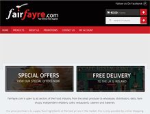 Tablet Screenshot of fairfayre.com